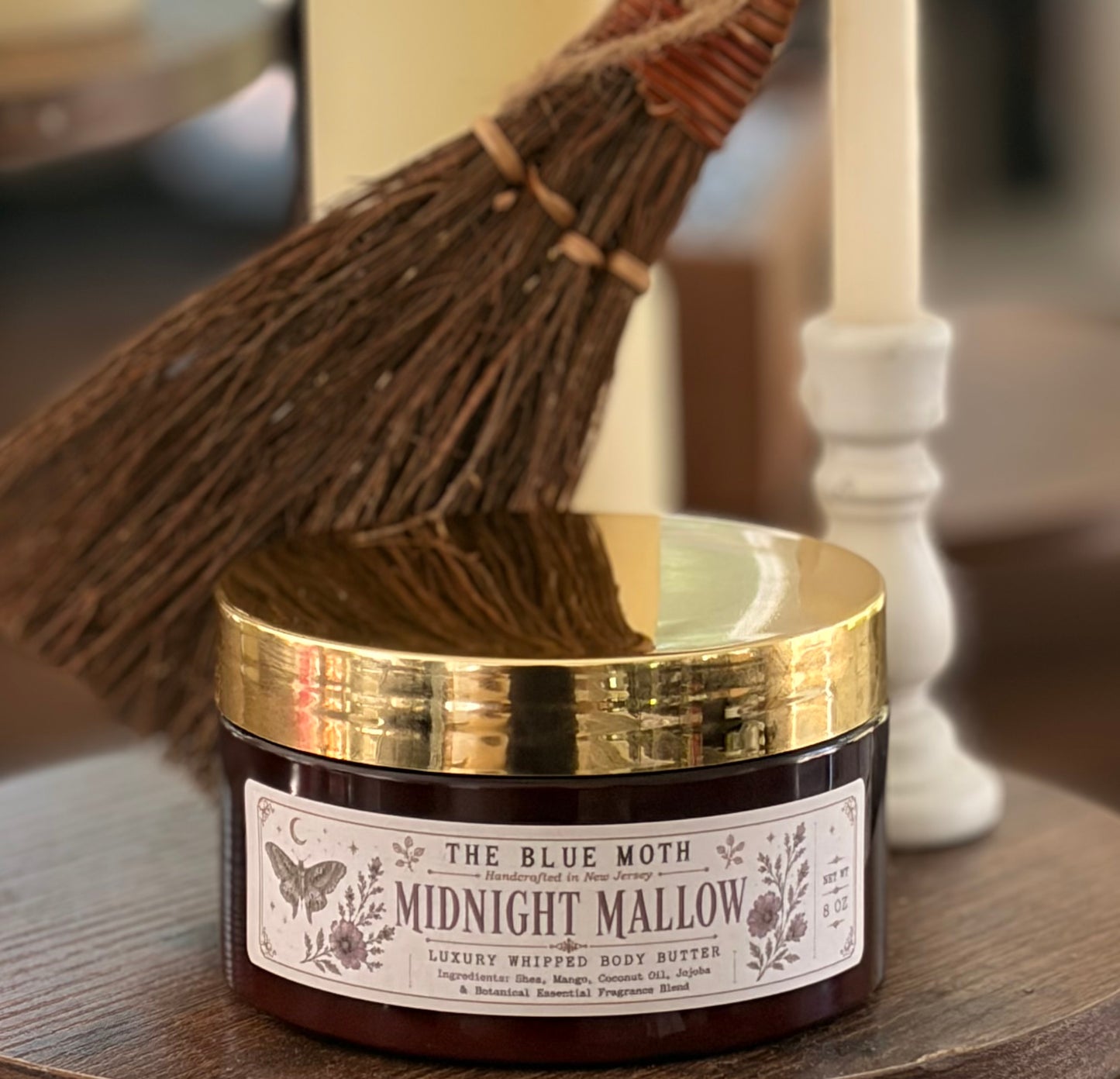 MIDNIGHT MALLOW 8 oz LUXURY WHIPPED BODY BUTTER