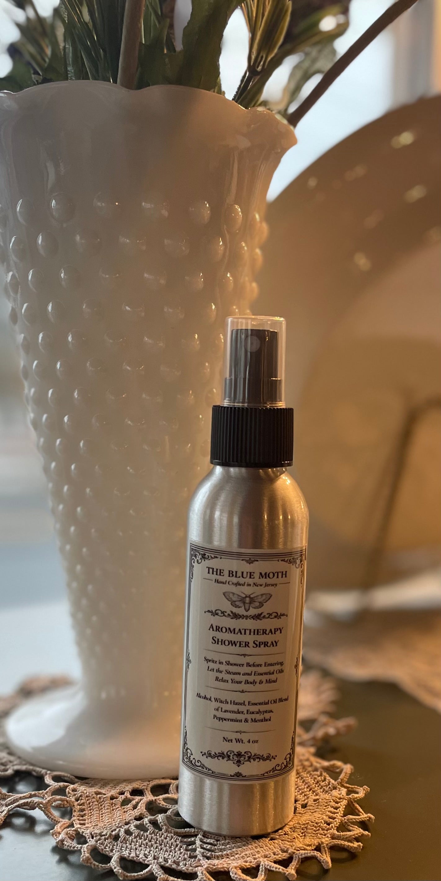 4oZ Breathe Easy Made with Essential Oil Luxury Shower Spray