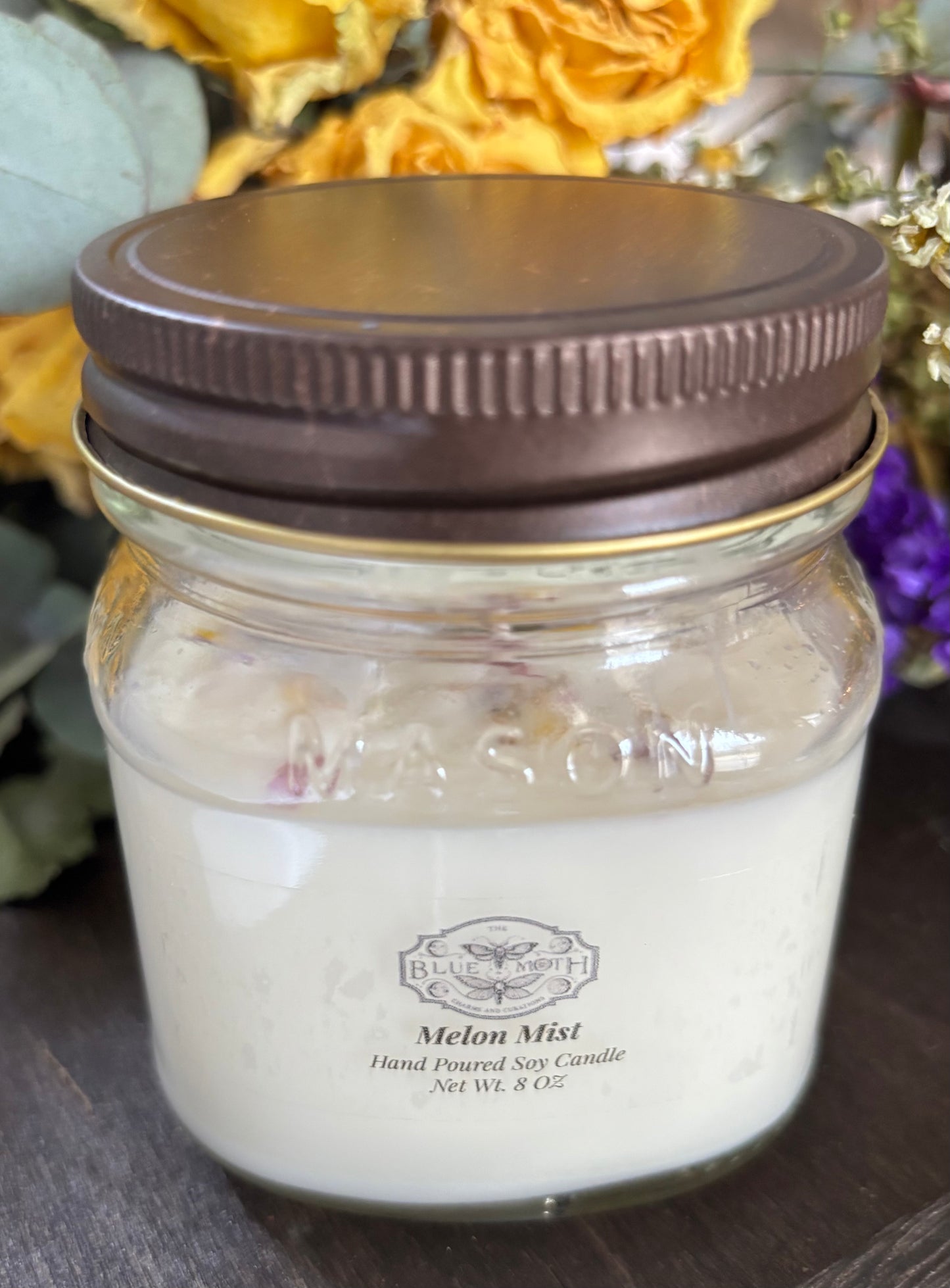 Melon Mist 8oz Mason Jar Candle