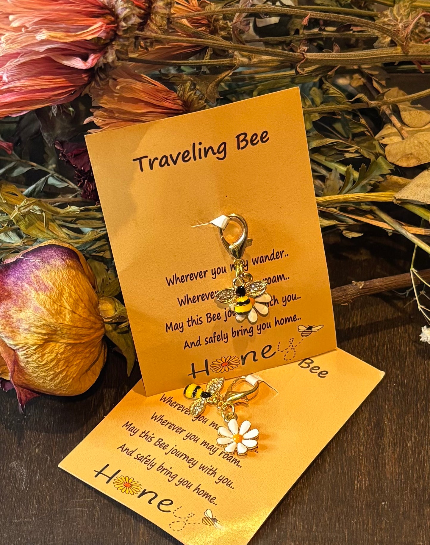 Travel Bumble BeeUnique Gift Keychain New Driver Gift Whimsical Honeymoon, Business Trip, Motorcycle