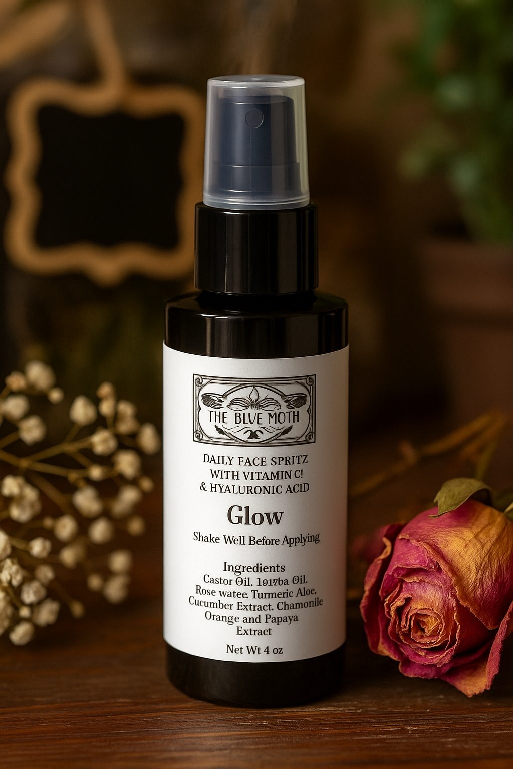 NEW FORMULA GLOW Vitamin C and Hyaluronic Acid Spray Serum