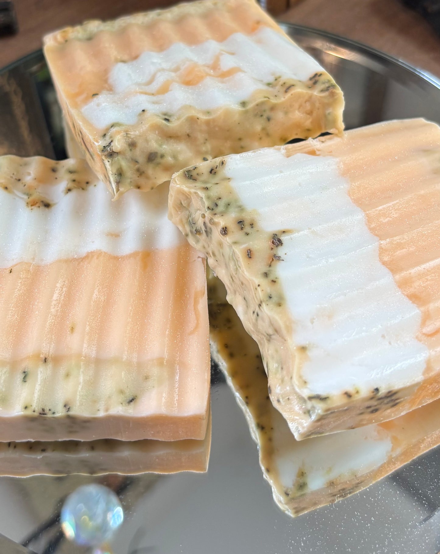 Triple Butter Hand Cut Soap One Inch Cuts