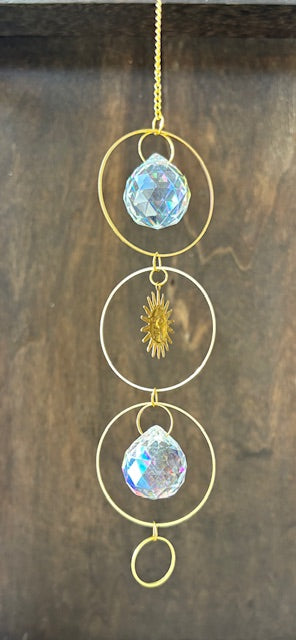 Geometric Crystal Sun Catchers