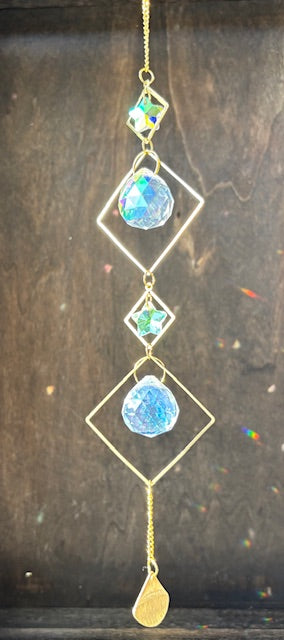 Geometric Crystal Sun Catchers
