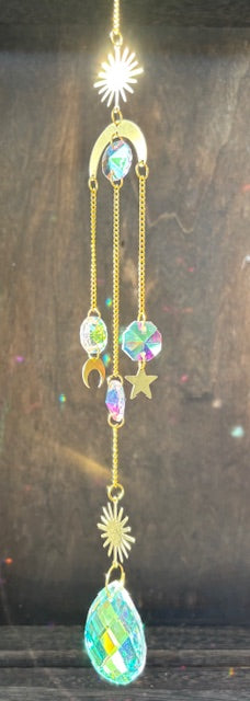 Geometric Crystal Sun Catchers