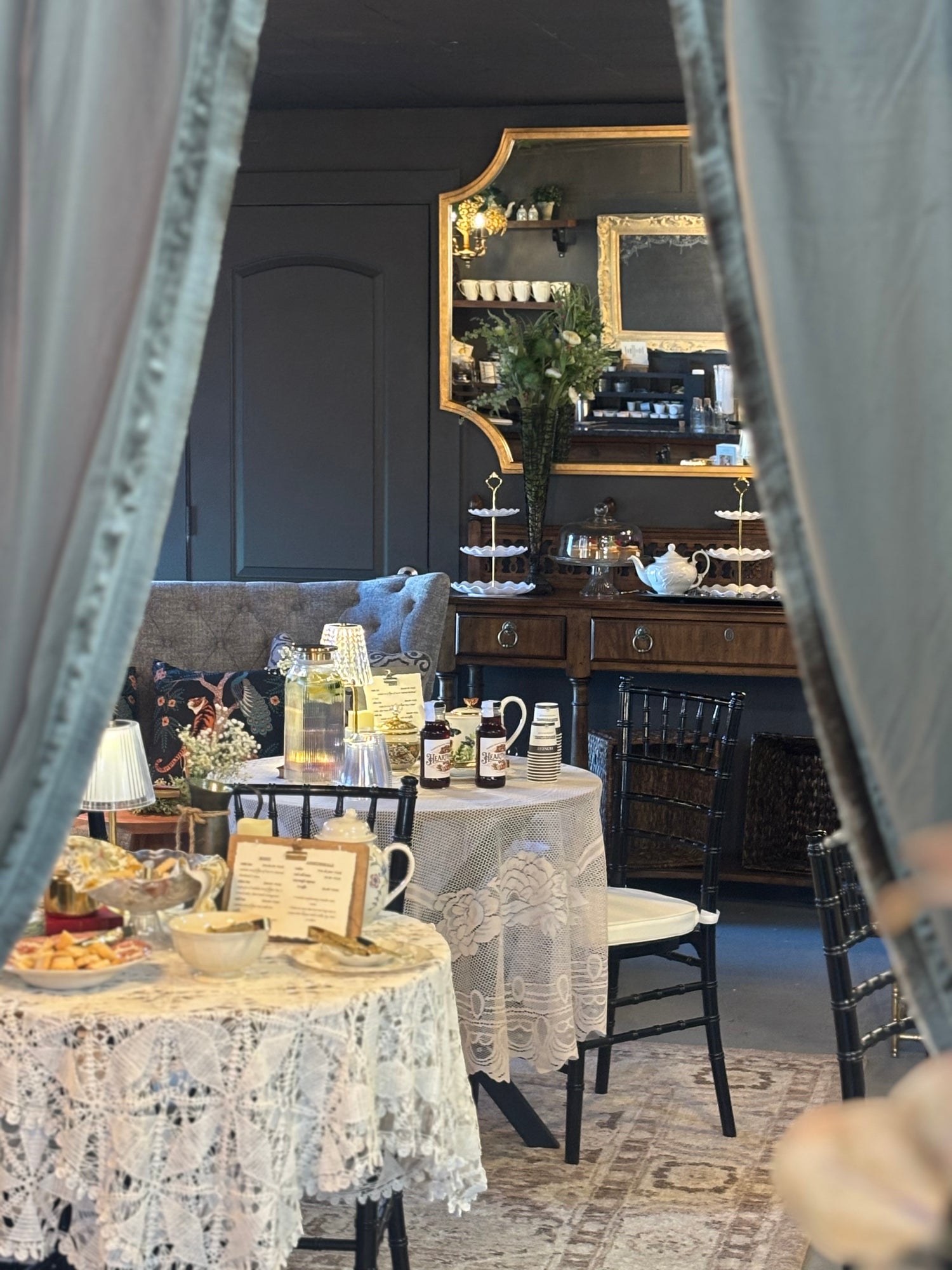 The Swan and Scone Tea Parlor Tucked inside the charming walls of Home Sweet Home in Verona, New Jersey, The Swan & Scone Tea Parlor invites you into a world where time slows and simple moments become something truly special.