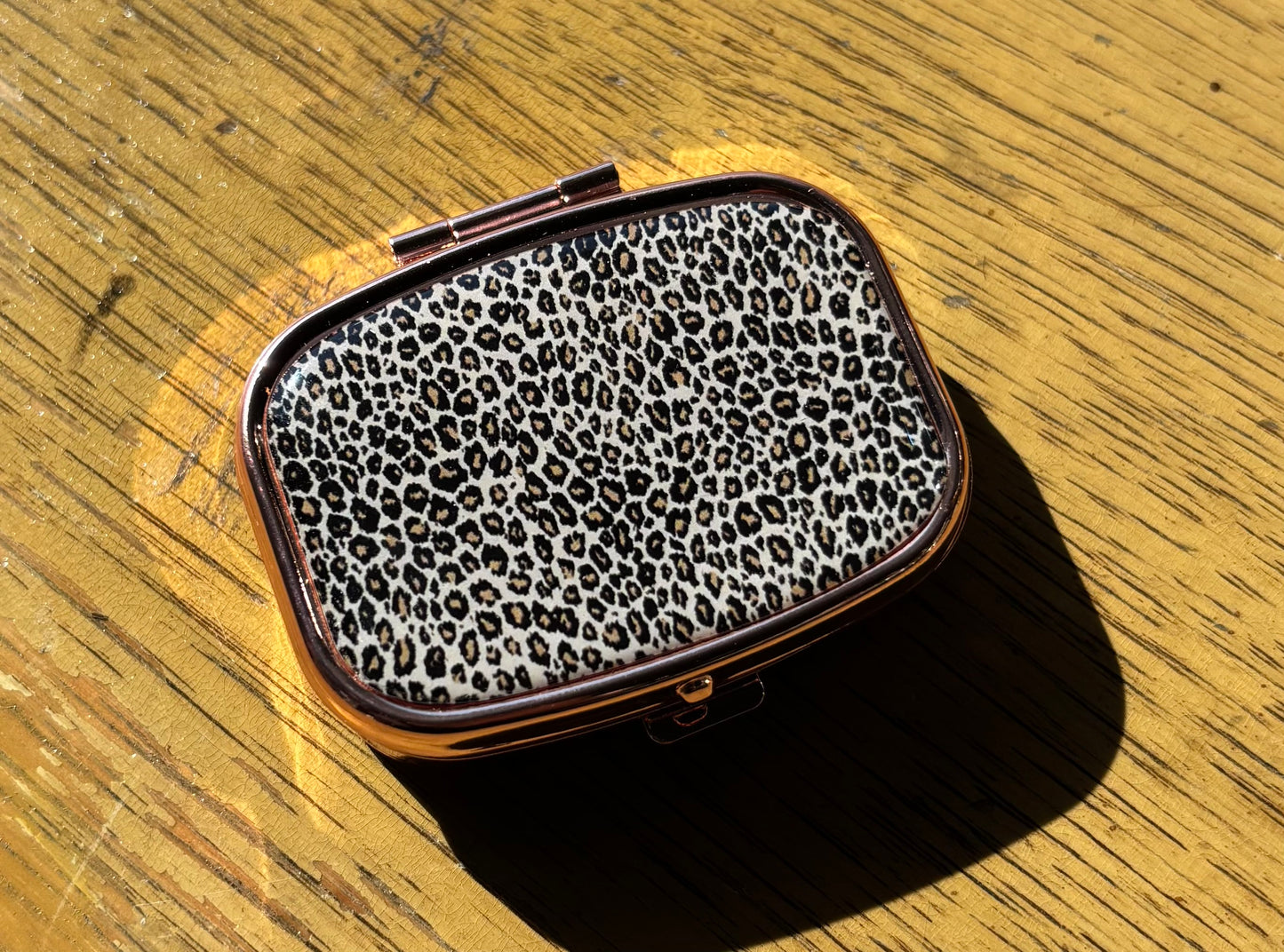 Vintage Pill Case Pocket Sized Herbs, Candy & Treasures