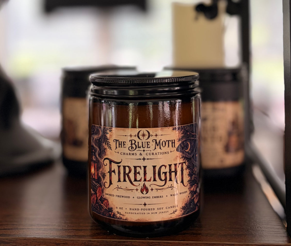 FIRELIGHT 8oz Hand Poured Soy Candle