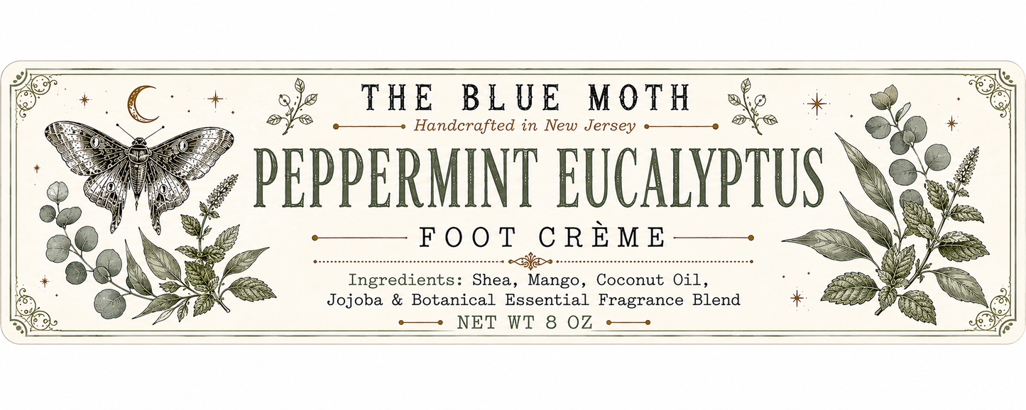 Peppermint Eucalyptus Cooling Whipped Foot Creme 8 oz