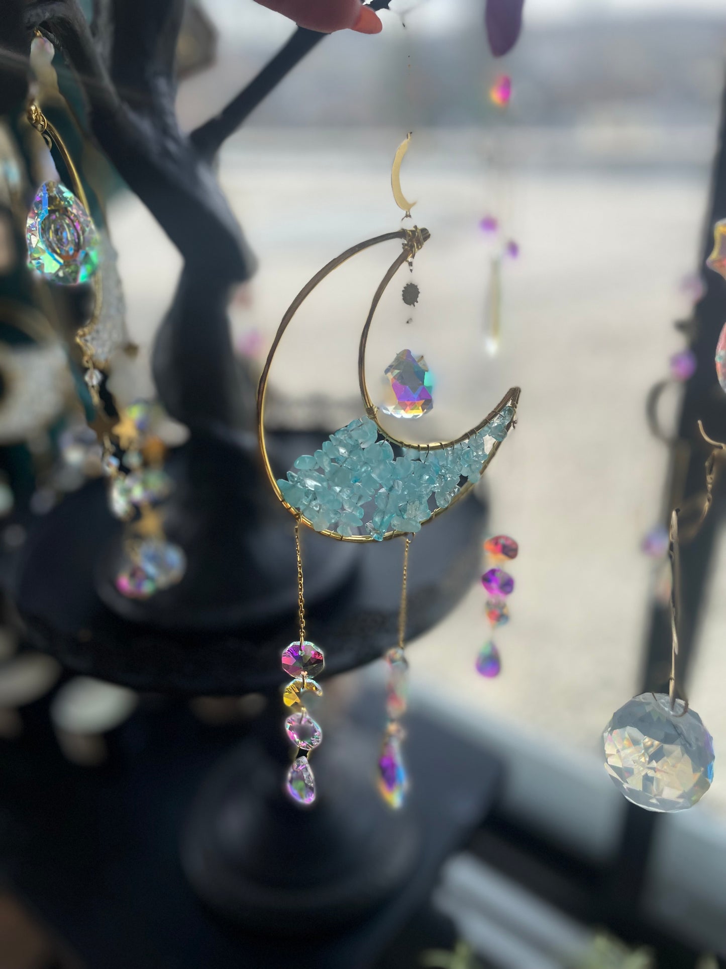 Crystals & Moon Sun Catchers