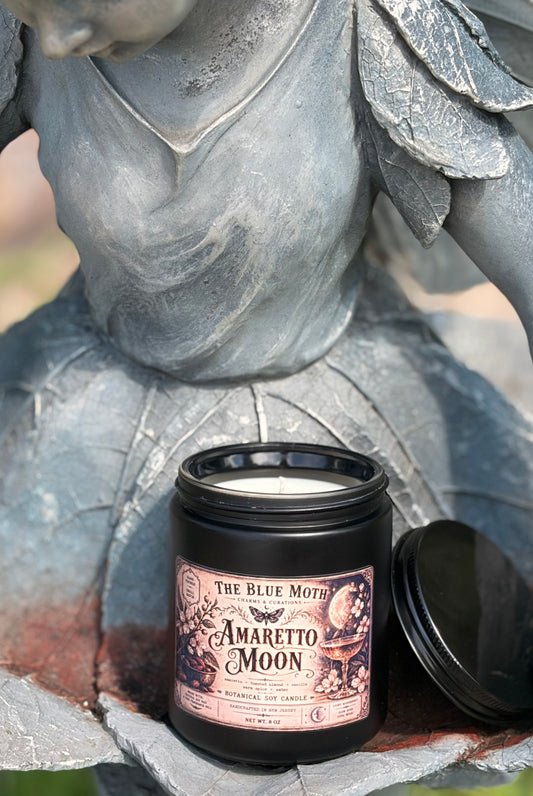 Amaretto Moon 8oz Hand Poured Soy Candle