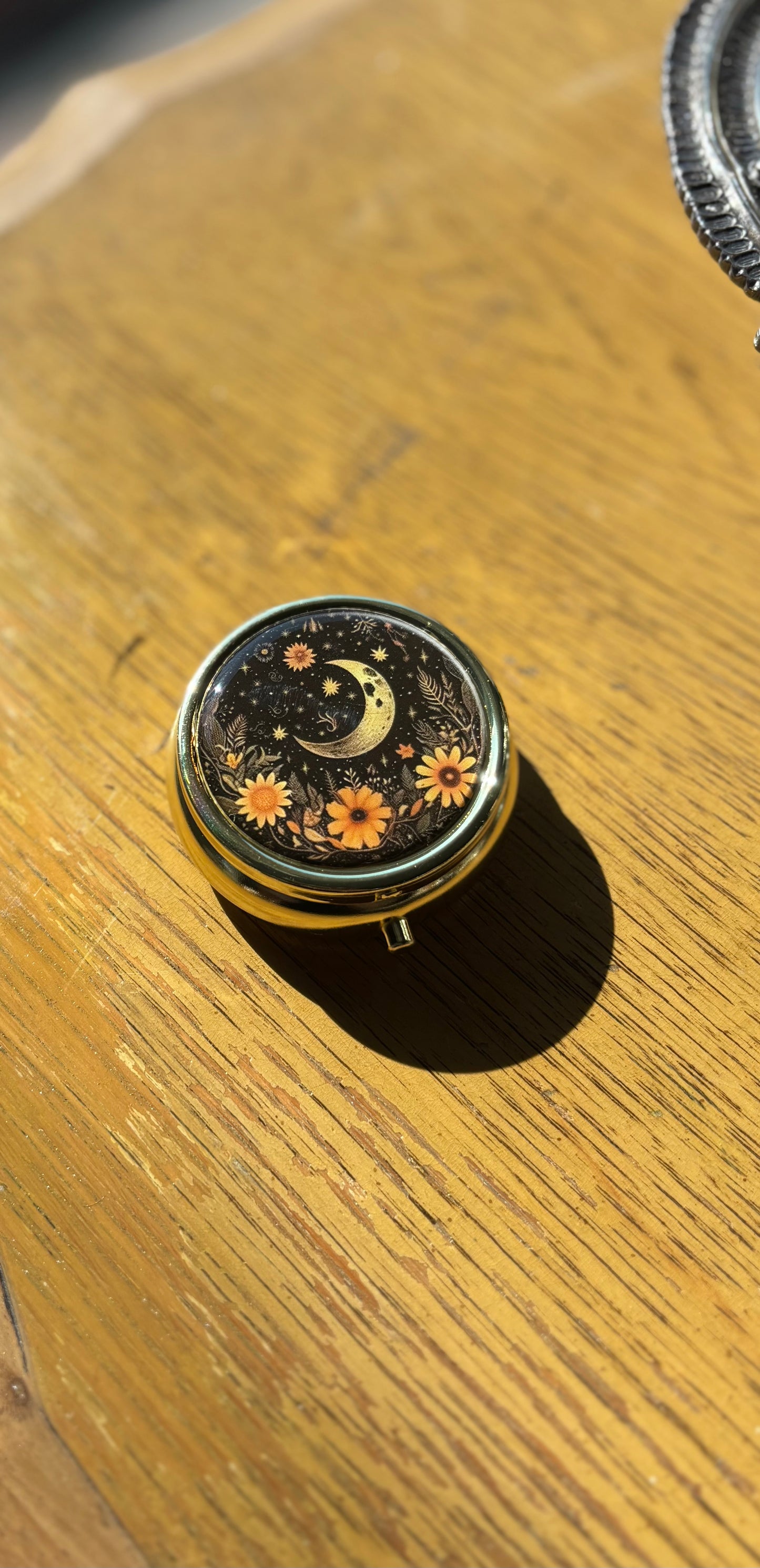 Vintage Pill Case Pocket Sized Herbs, Candy & Treasures