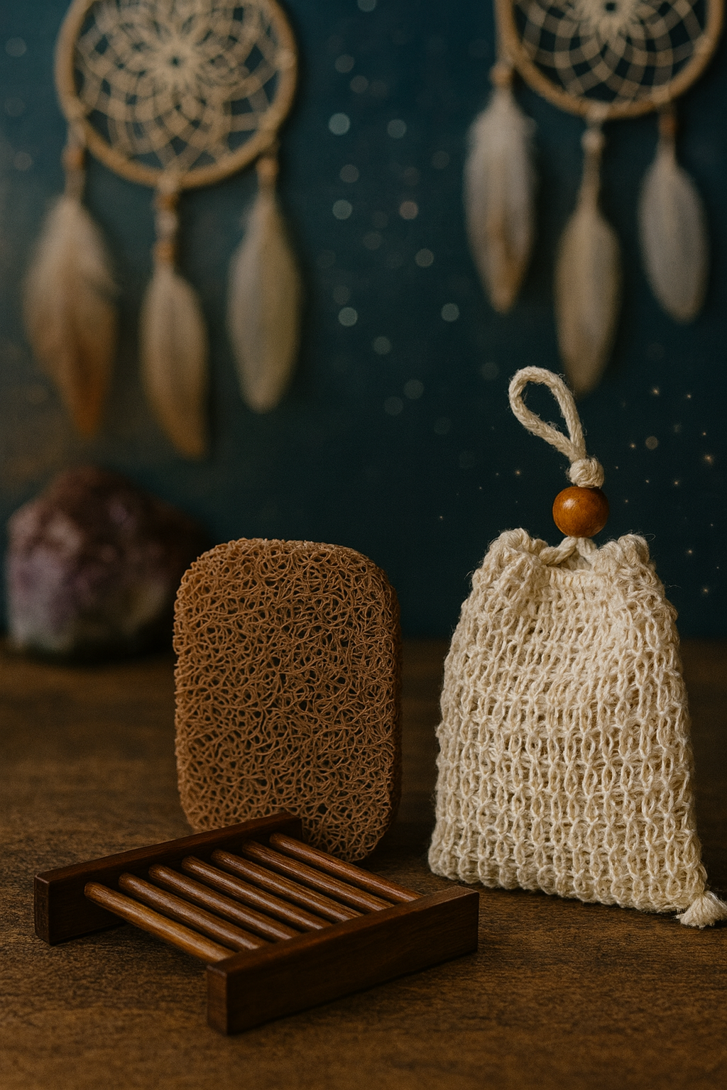 The Blue Moth Soap Saver Set
