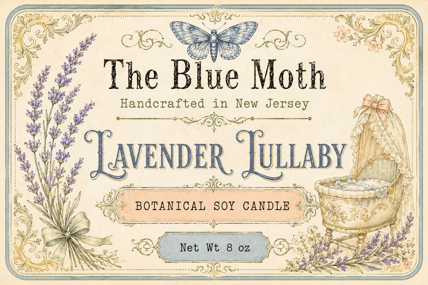 Lavender Lullaby Collection 8oz Soy Candle or Room & Linen Spray