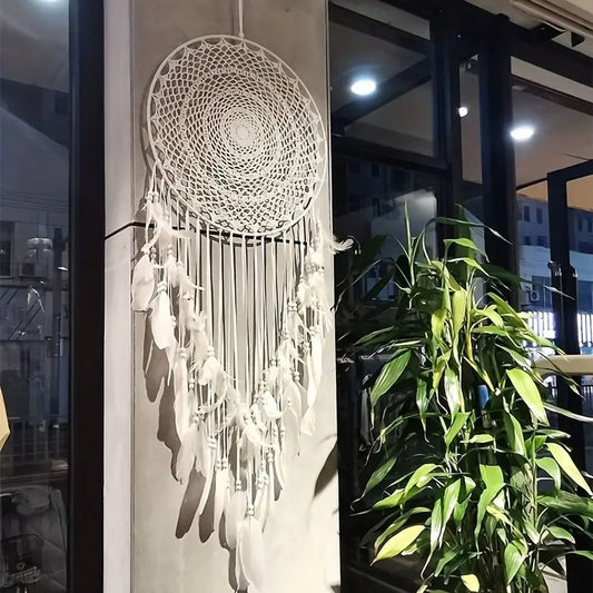 XL Boho Style Dream Catcher with Feathers