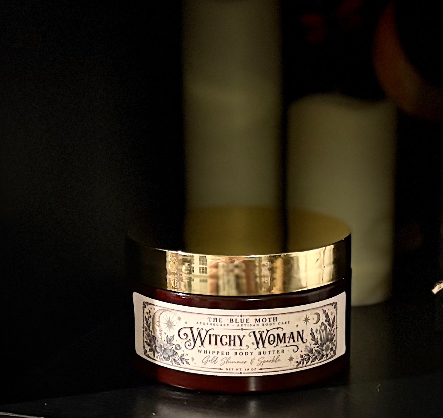 WITCHY WOMAN SHIMMER & GLITTER 8 oz LUXURY WHIPPED BODY BUTTER