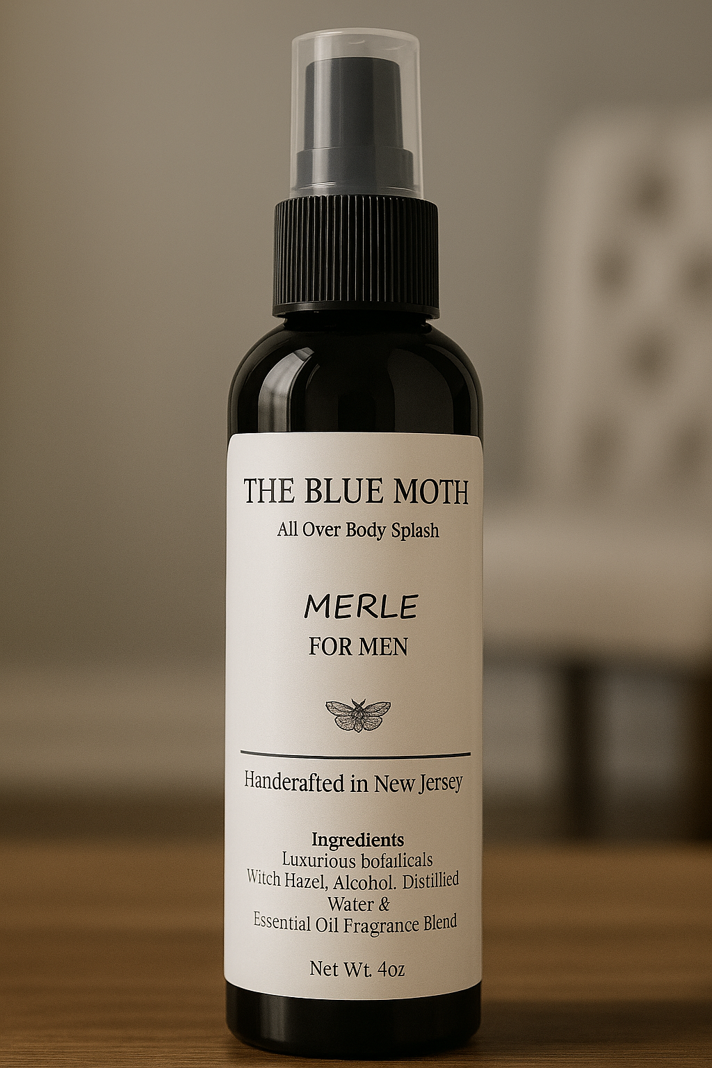 MERLE For Men All Over Body Splash 4oz