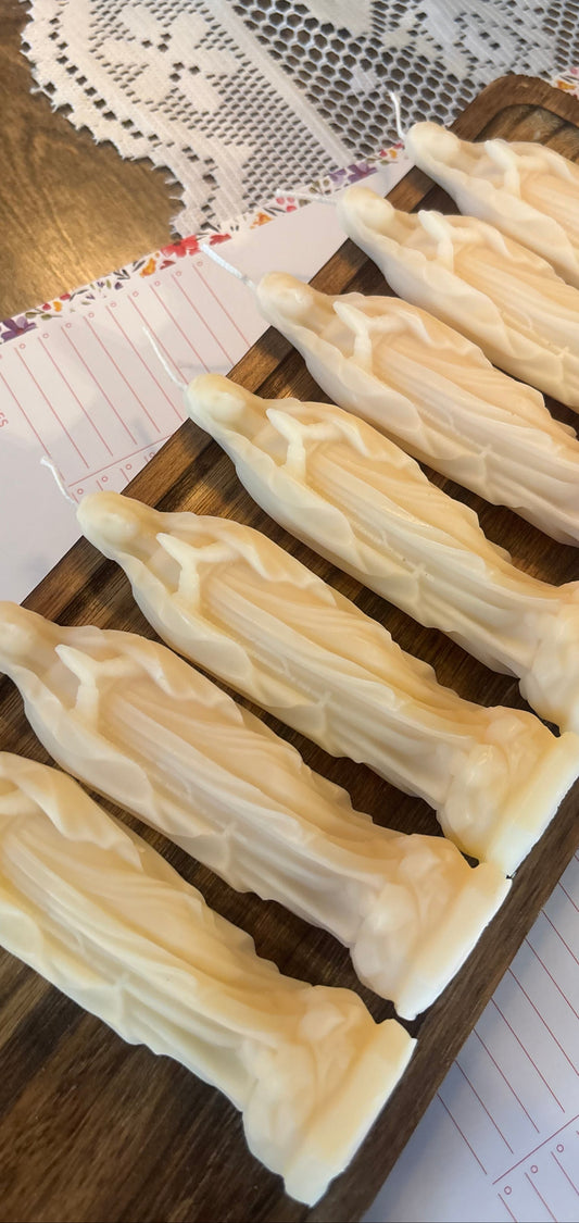 Blessed Mother Lavender Beeswax & Soy Blend Candle