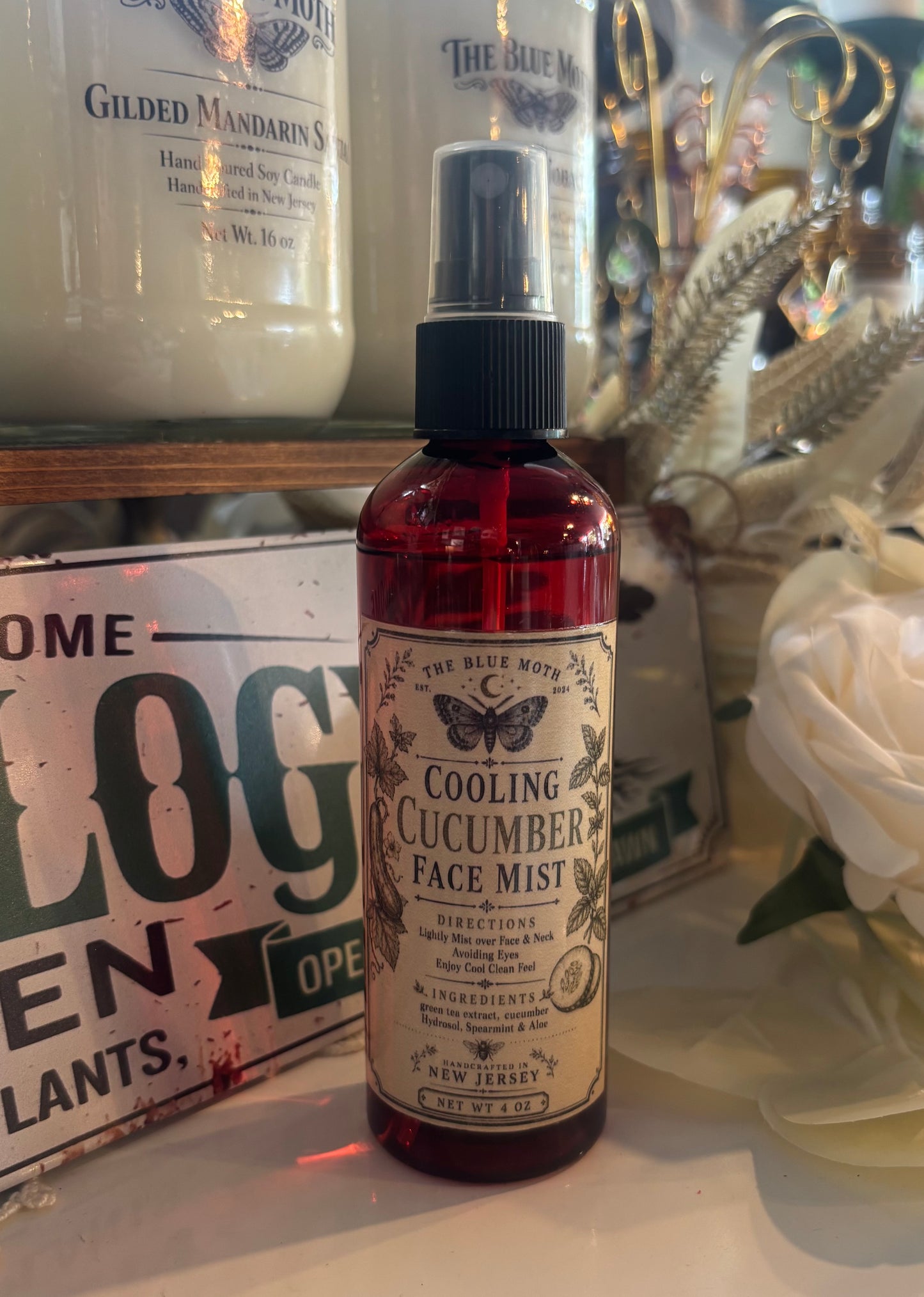Cooling Cucumber Face Mist 4 oz