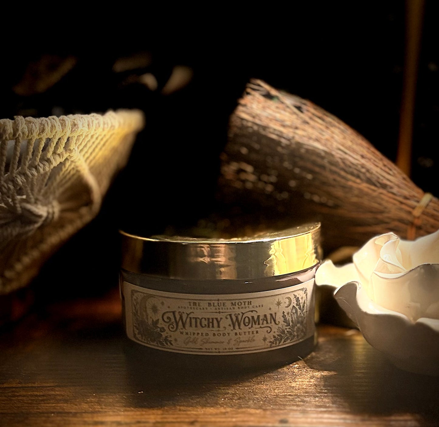 WITCHY WOMAN SHIMMER & GLITTER 8 oz LUXURY WHIPPED BODY BUTTER