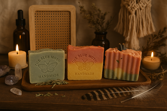 Triple Butter, Shea, & Coco Butter Hand Cut Soaps 1.5-2oz Each