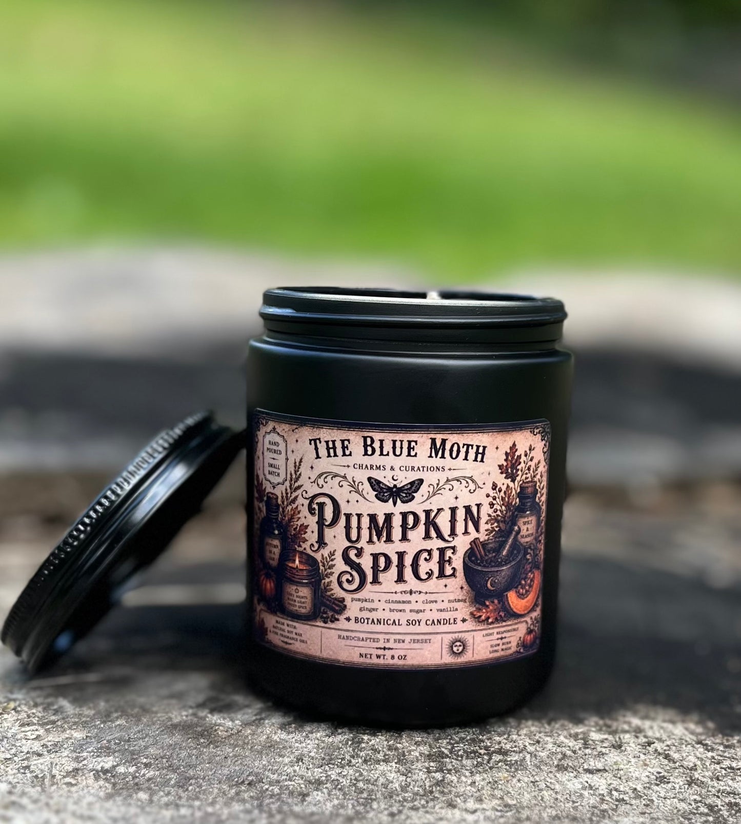 Pumpkin Spice 8oz Hand Poured Soy Candle