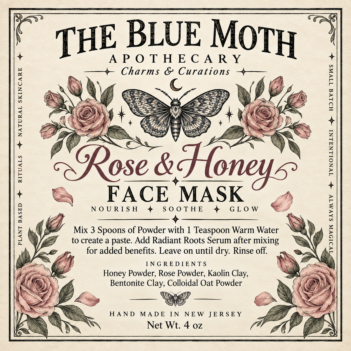 Rose & Honey Powder Face Mask