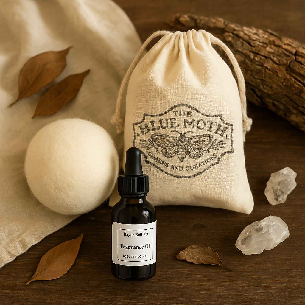 WOOL DRYER BALL WITH 1oz SCENT DROPS SET