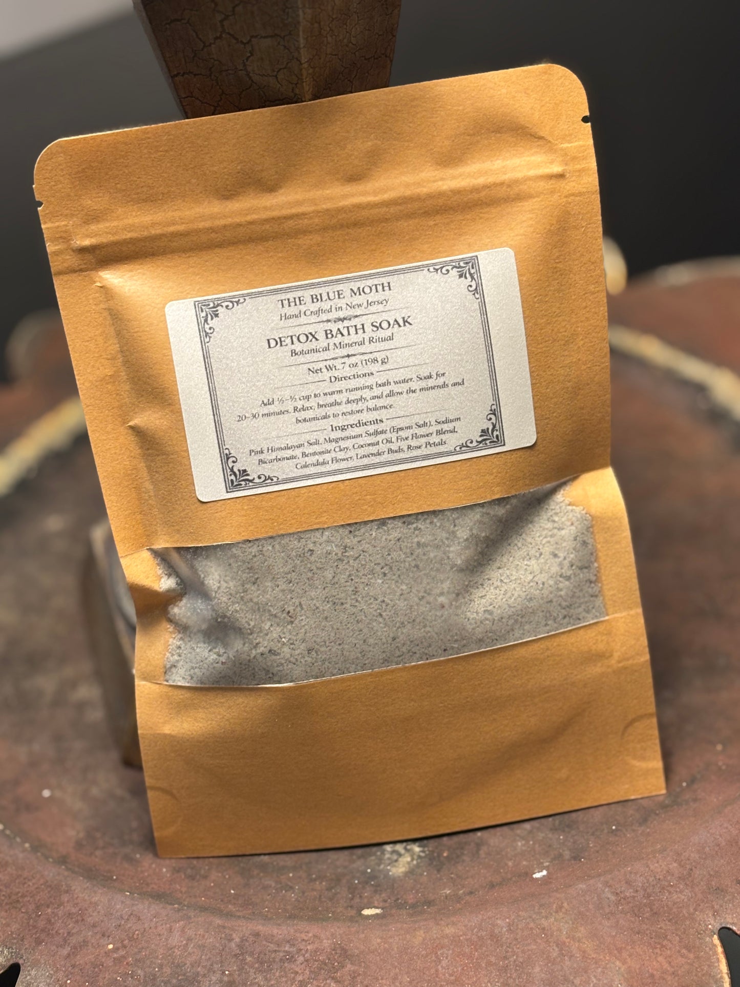 Lavender Rosemary Mint Detox Bath Soak With Wild Flowers 7oz