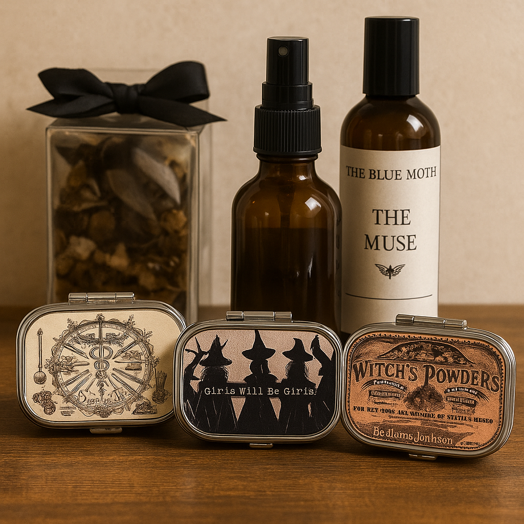Vintage Pill Case Pocket Sized Herbs, Candy & Treasures