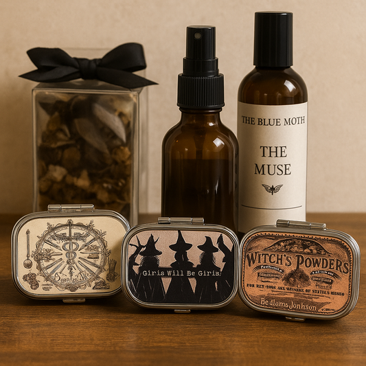 Vintage Pill Case Pocket Sized Herbs, Candy & Treasures