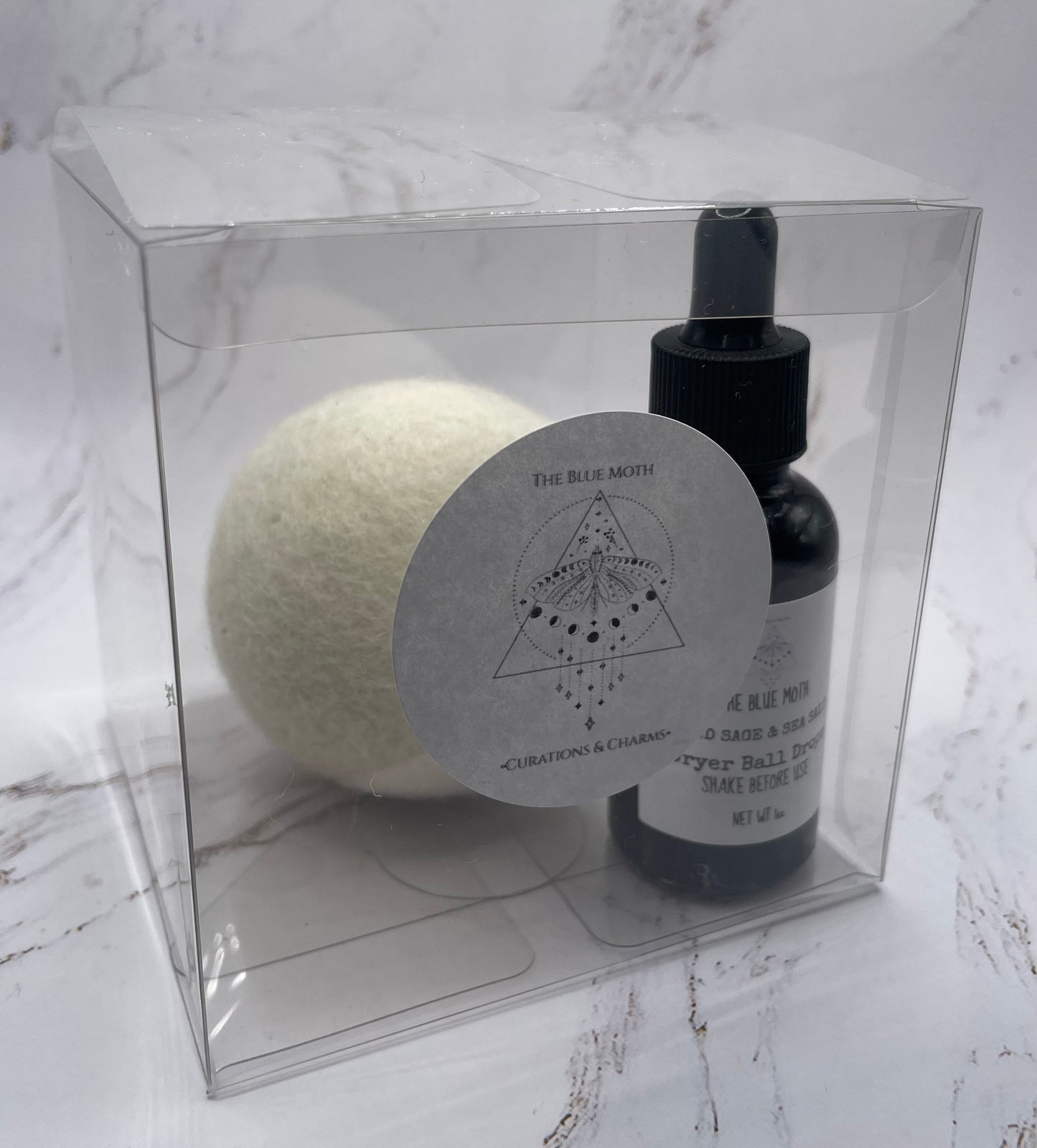 WOOL DRYER BALL WITH SCENT DROPS SET