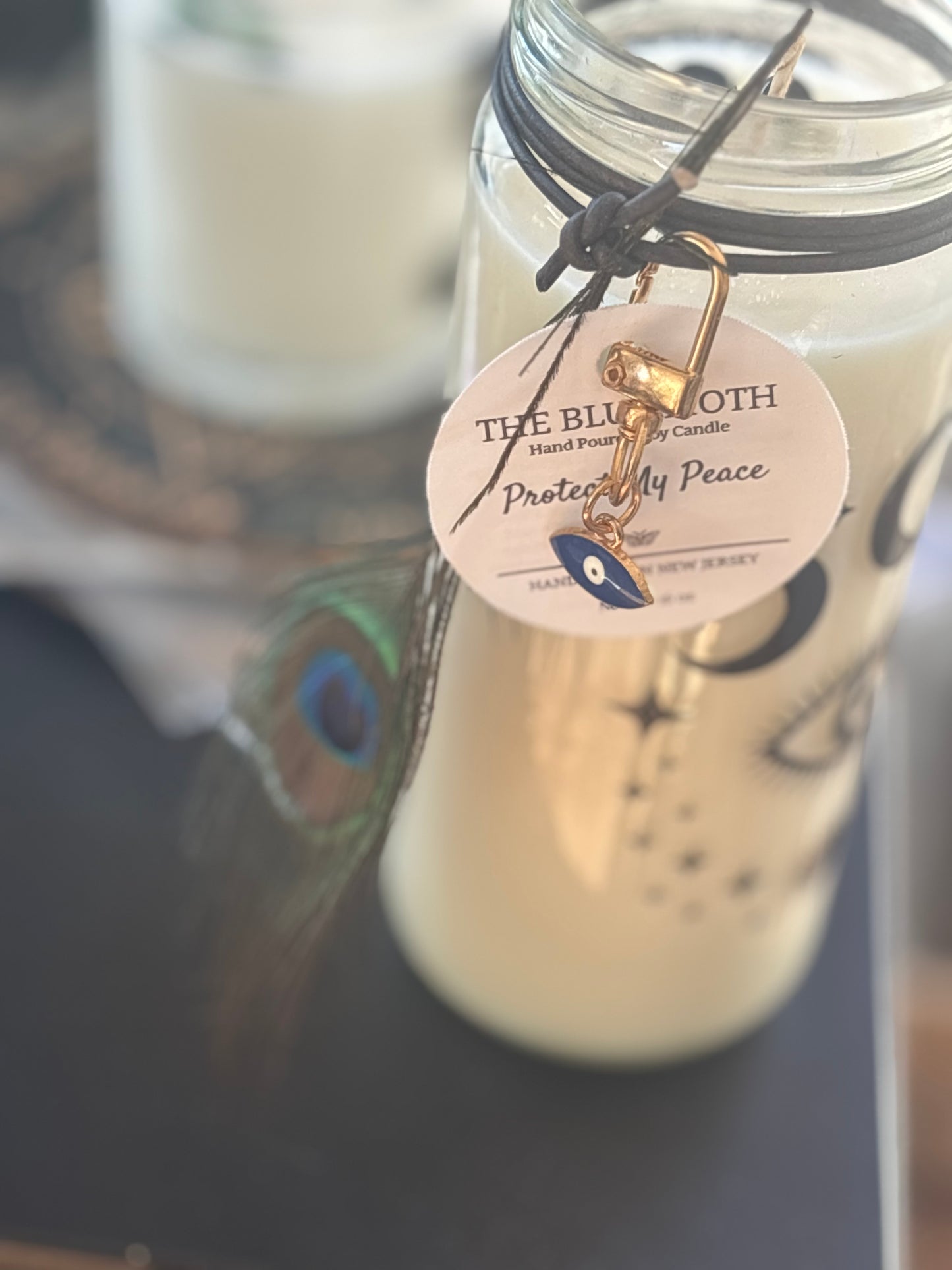 16oz PROTECT MY PEACE Pillar SOY Candle