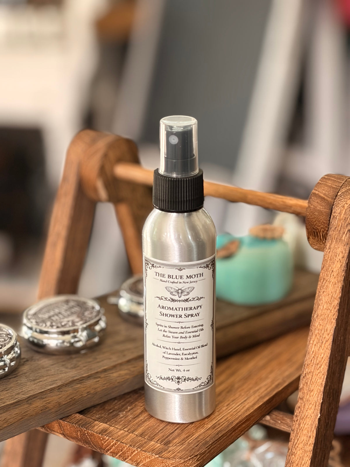 4oZ Breathe Easy Made with Essential Oil Luxury Shower Spray