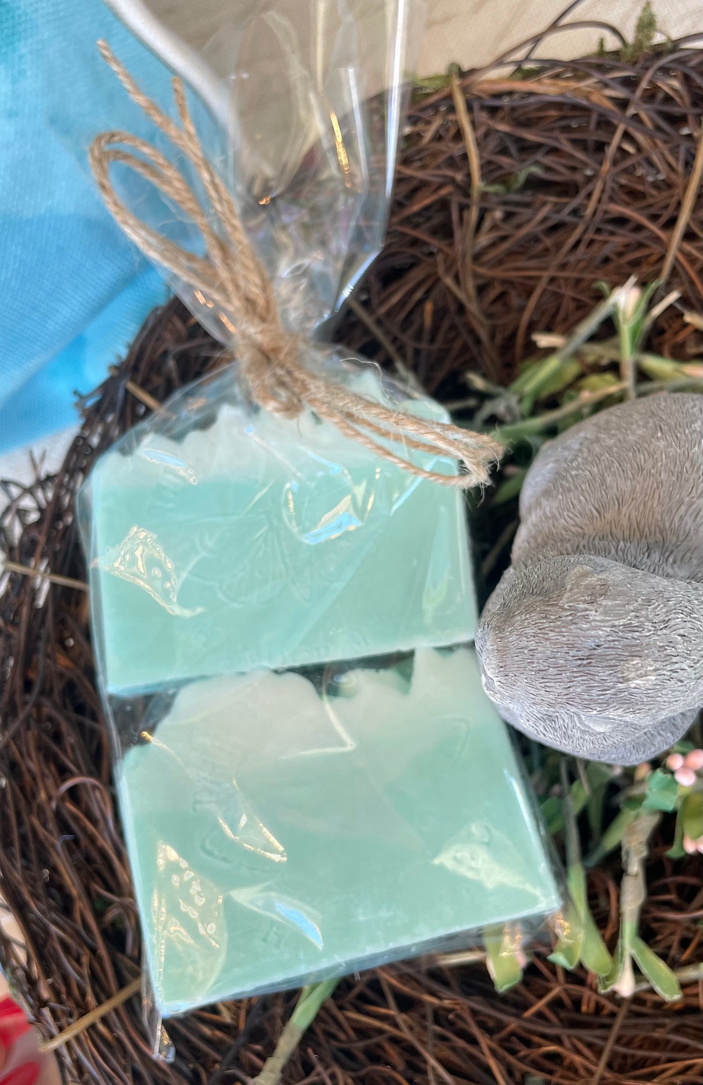 Hand Cut  Goat Soap Bars Mini Duo Set Bars