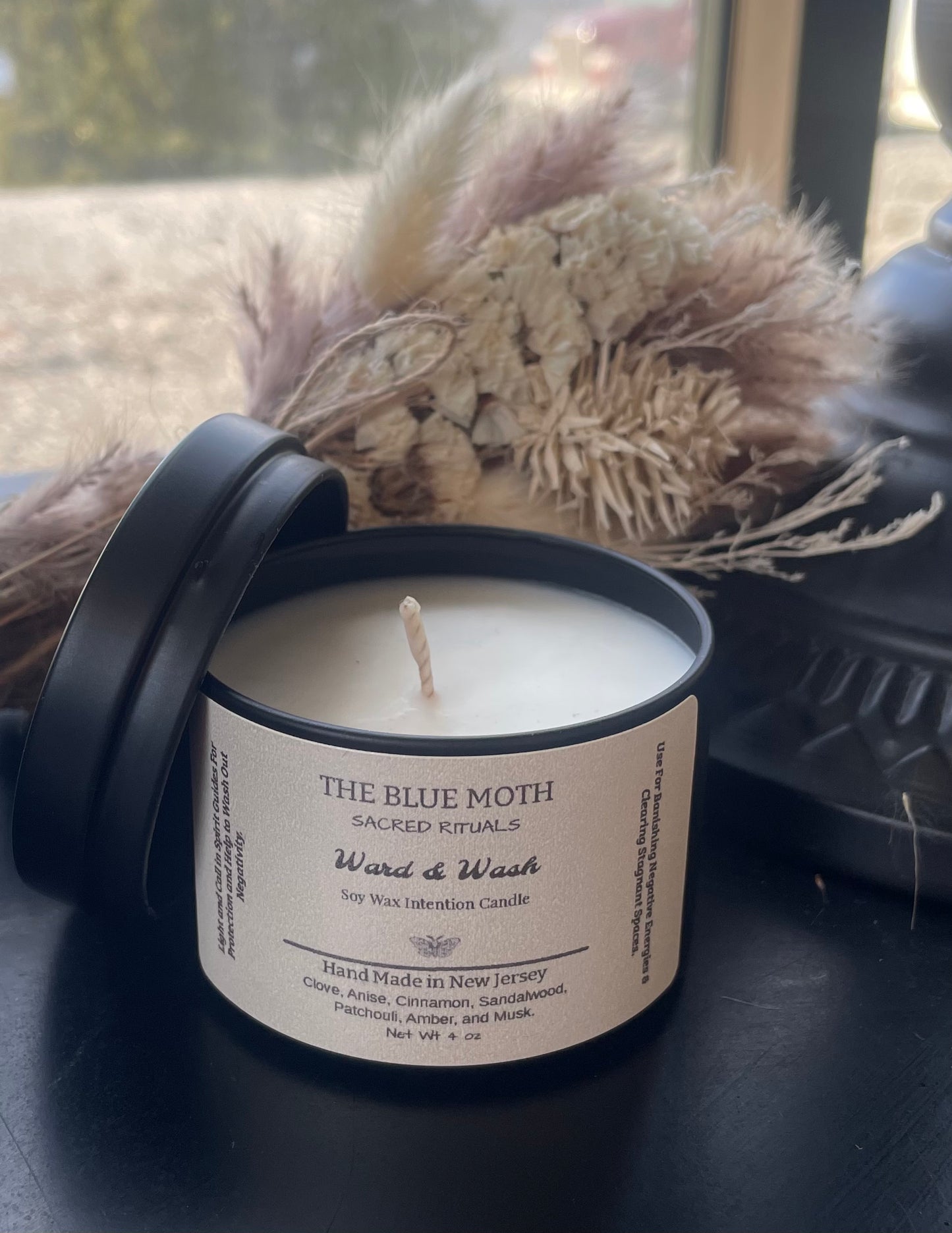 4oz WARD & WASH Tin Candle