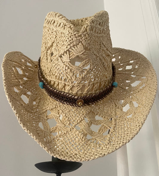 COWBOY Hat with Decorative Bands