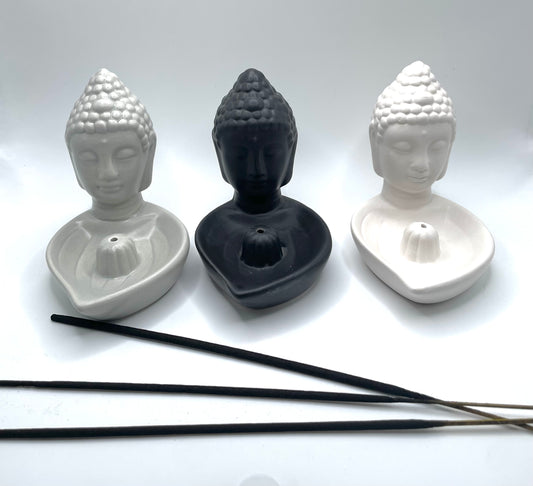 Ceramic Buddha Incense Holder