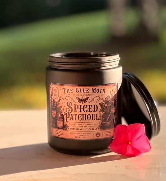 Spiced Patchouli 8oz Hand Poured Soy Candle